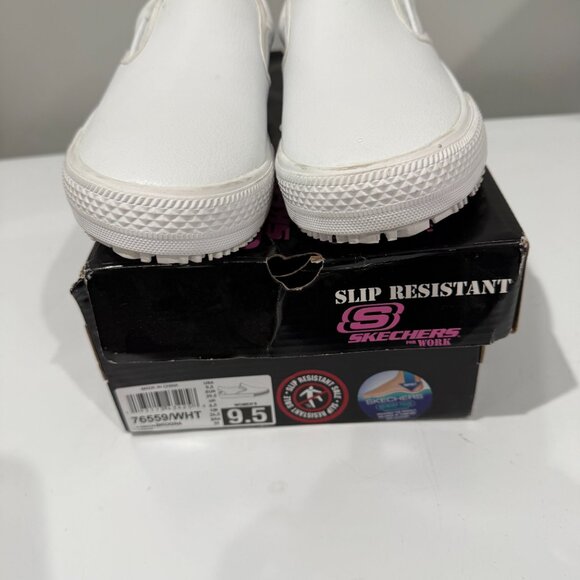Skecher / Brogna Work Slip-On / White / Size 9.5 - Picture 7 of 7